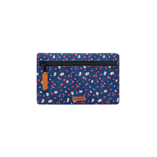 Pochette avant medium Zenea Garden bleu marine
