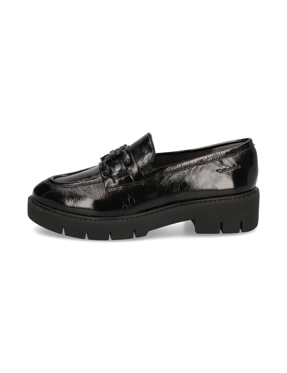 Lackleder Slipper