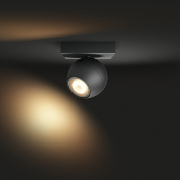 Philips HUE White ambiance spot Buckram - zwart