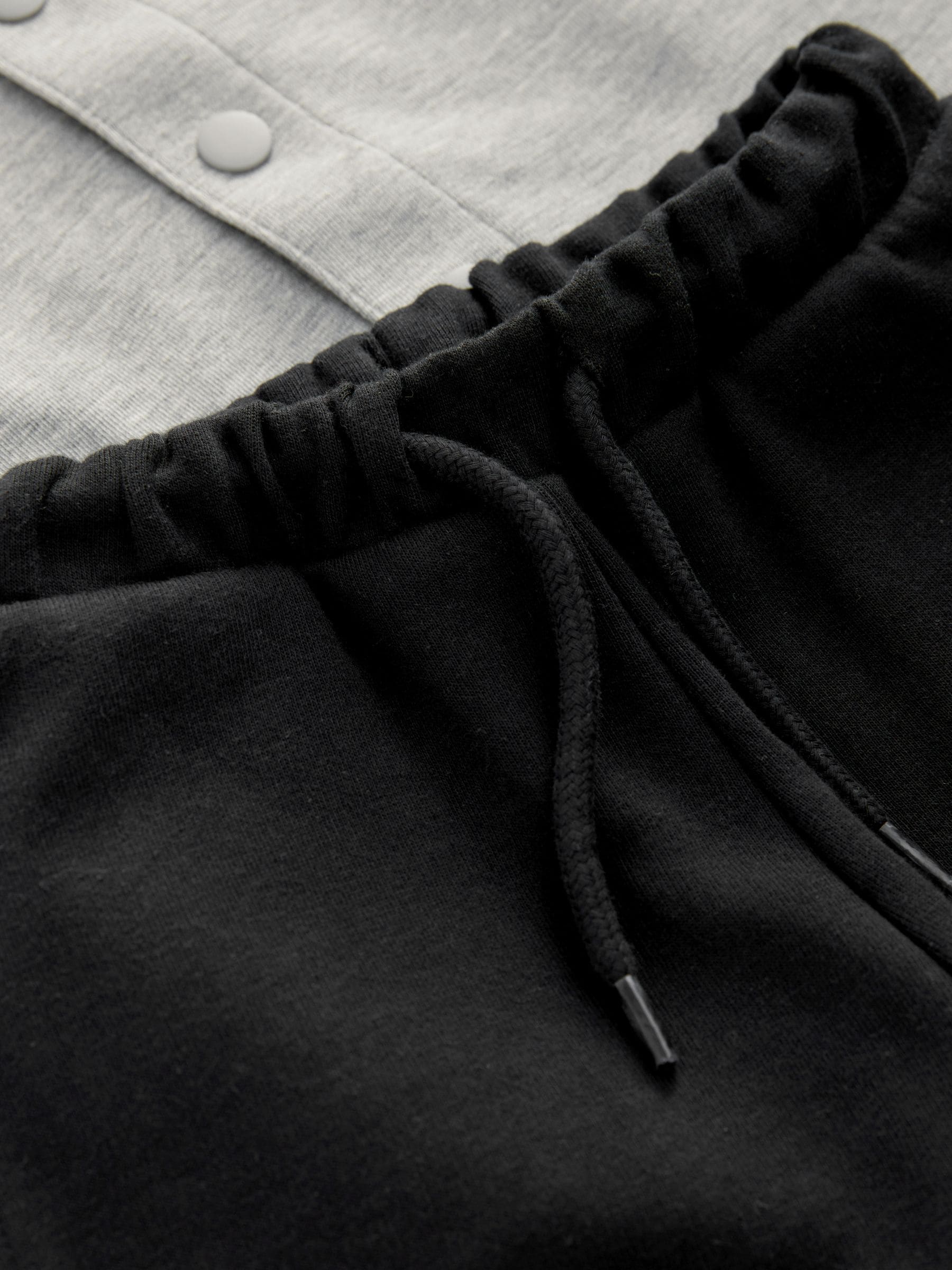 Grijs - 3 -delige set van T-shirt en joggingbroeken (3mnd-7jr)