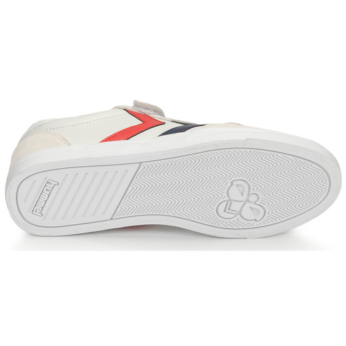 hummel - SLIMMER STADIL LEATHER LOW JR - Blanc