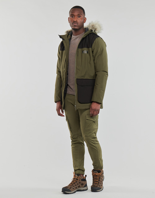 Helly Hansen - PATROL PARKA - Kaki / Noir