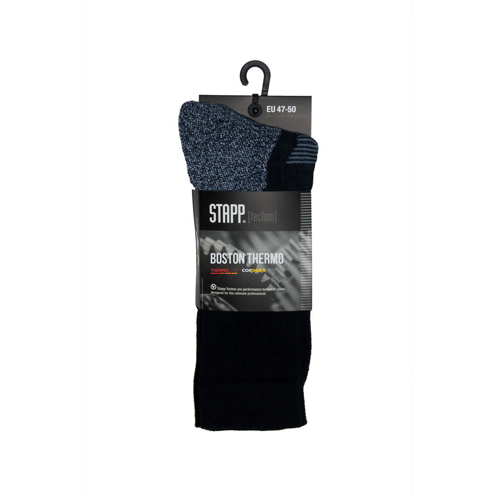 Stapp Boston Thermo - werksokken - Zwart - 35-38