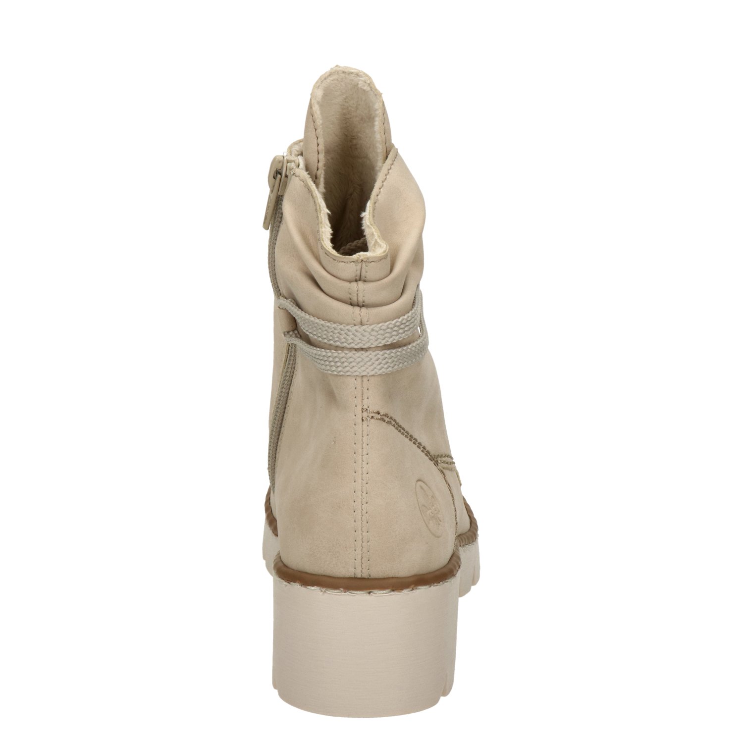 dames veterboot Rieker Ecru