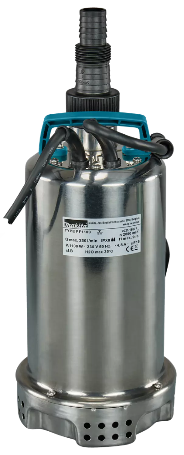 Makita PF1100 Dompelpomp voor zuiver water - 1100W - 9m - 250L/min
