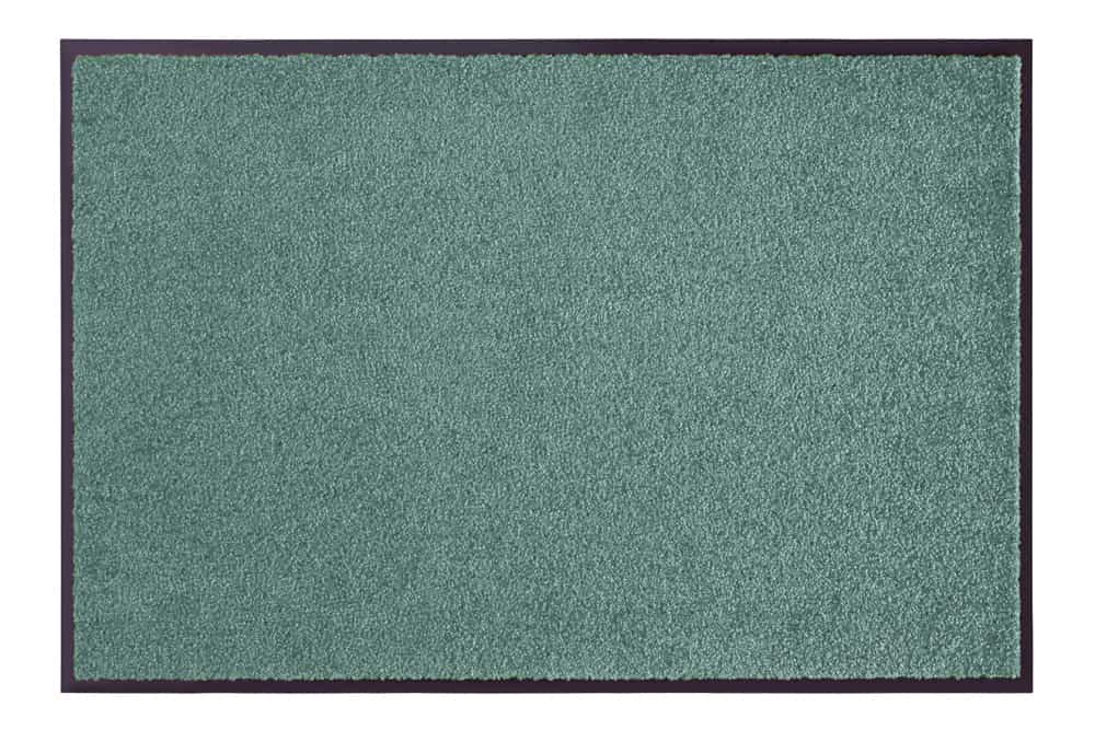 Pflegeleichte Fußmatte CLEAN 60x40cm salbei-grün Fußabtreter waschbar