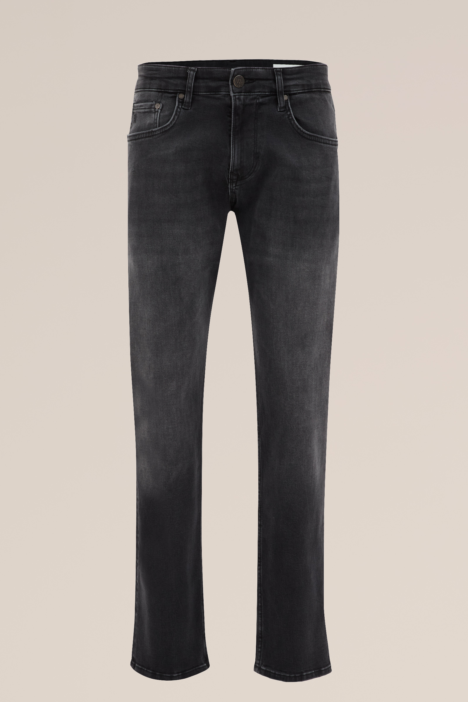 regular fit jeans met comfortstretch Blue Ridge Donkergrijs