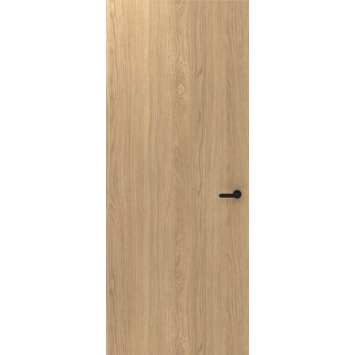 Lundia binnendeur Glat En CA01 light oak fineer stomp links 83 x 231,5 cm