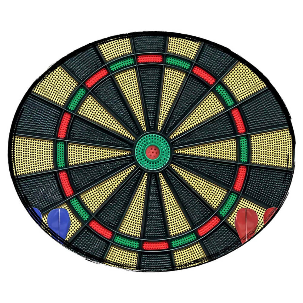 Carromco Elektronik Dartboard Striker-601, Mit Adapter, 3-Loch Abstand