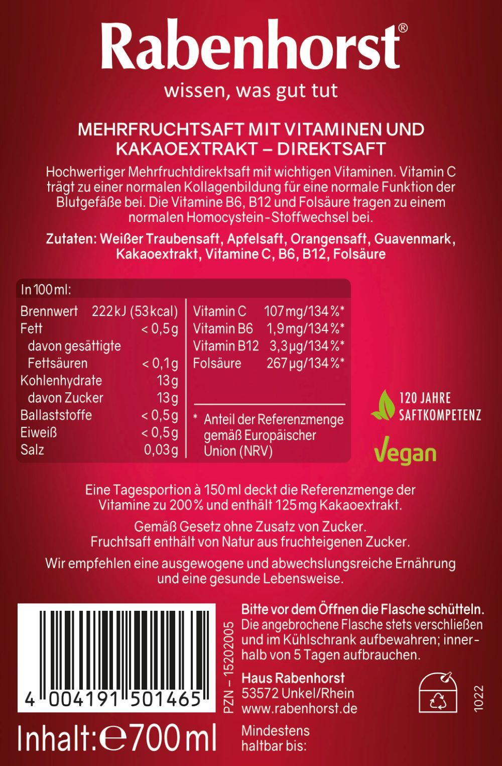 Rabenhorst Gesunde Gefäße