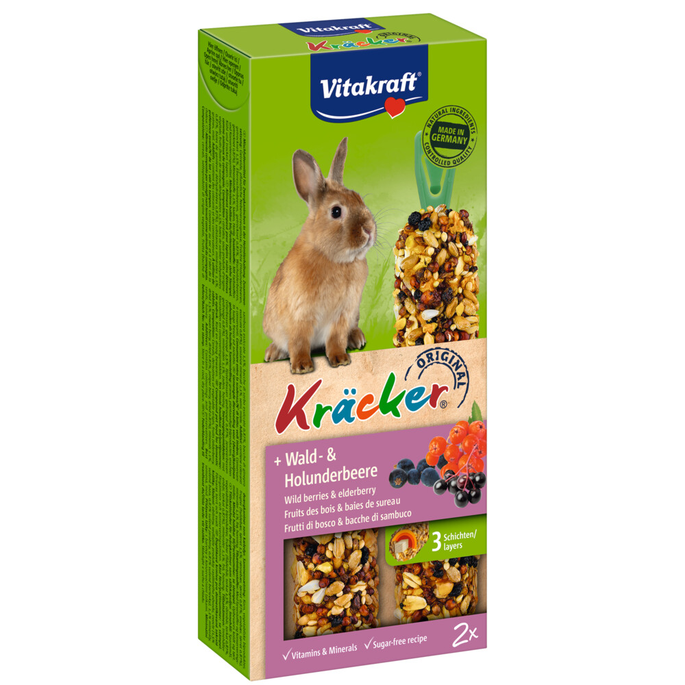 Vitakraft Konijn Kracker Bos en Vlierbessen2 stuks