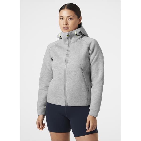 Sweatshirt HELLY HANSEN W HP OCEAN FZ JACKET 2.0 GREY MELANGE