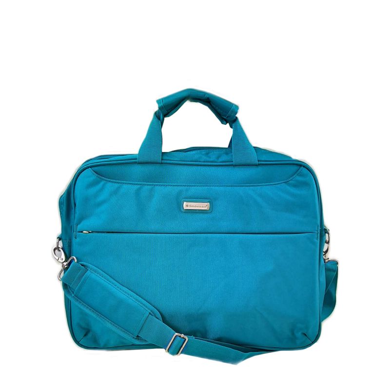 Sacoche ordinateur 28105A 2 compartiments 15.6 pouces 40 cm Teal bleu