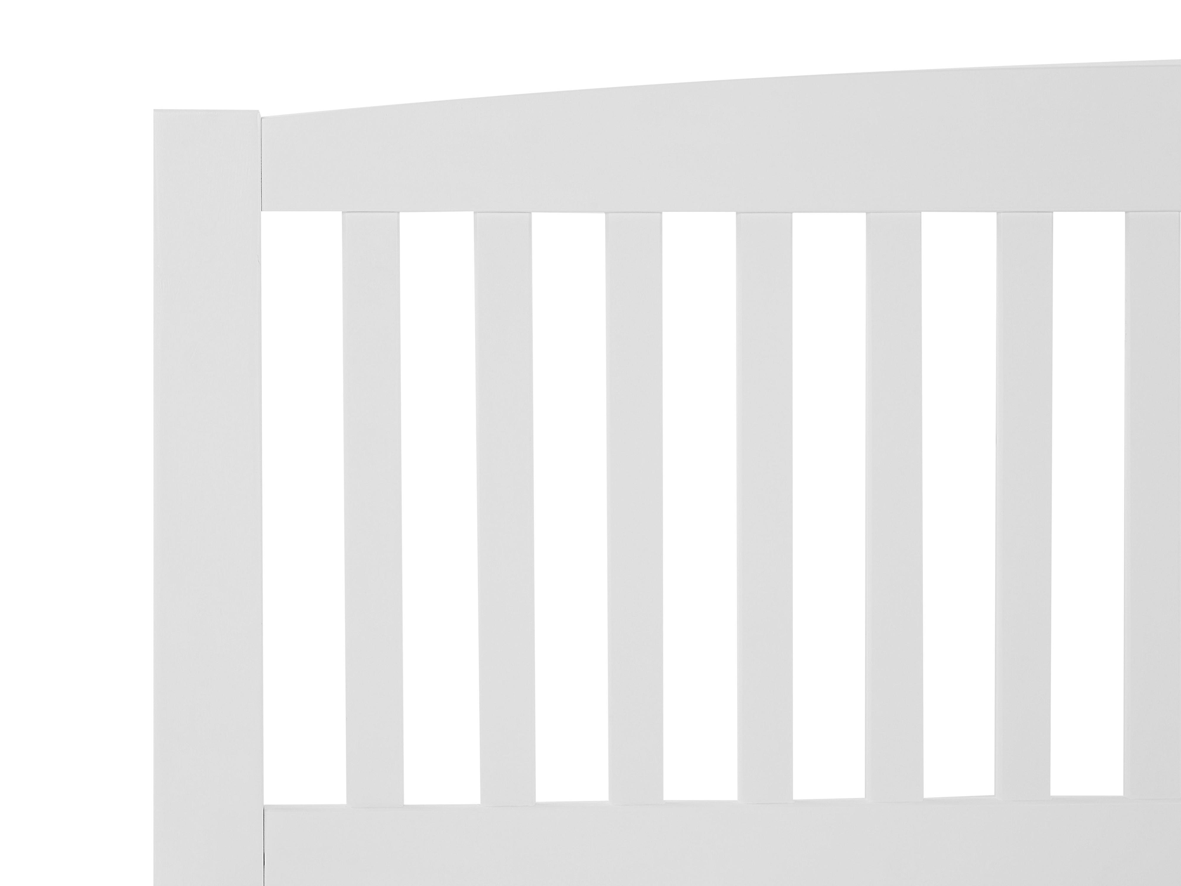 Bed Dennenhout CASTRES 180 x 200 cm Wit