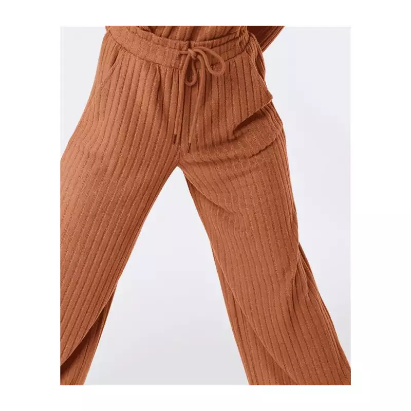 Pantalon femme RIPCURL Cosy Ii Straight Leg Pant Light Brown