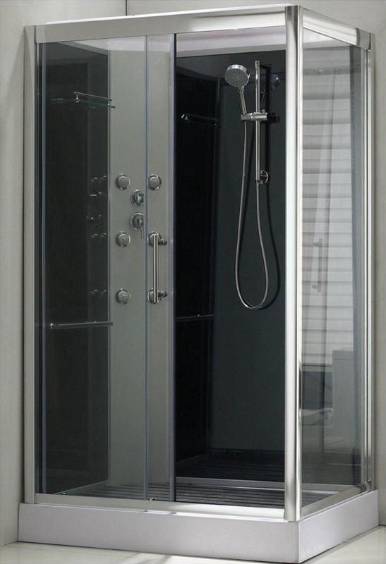 Xellanz - Sunshine - Complete Douchecabine - Links - 120x90x218 cm - Aluminium - 5mm Glas