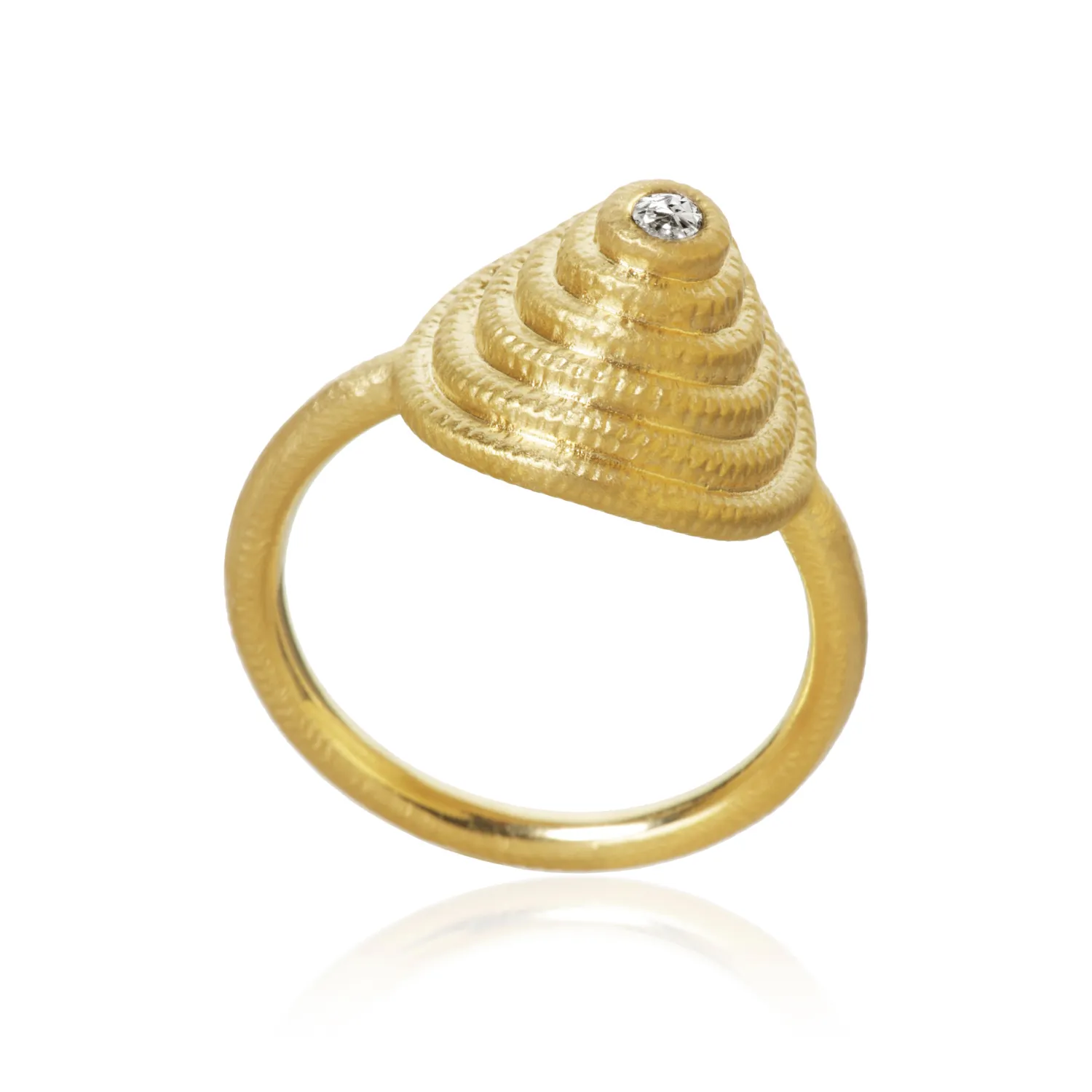 Dulong Thera Twist Ring 18 kt. Guld 0,02 ct. THE3-A2050