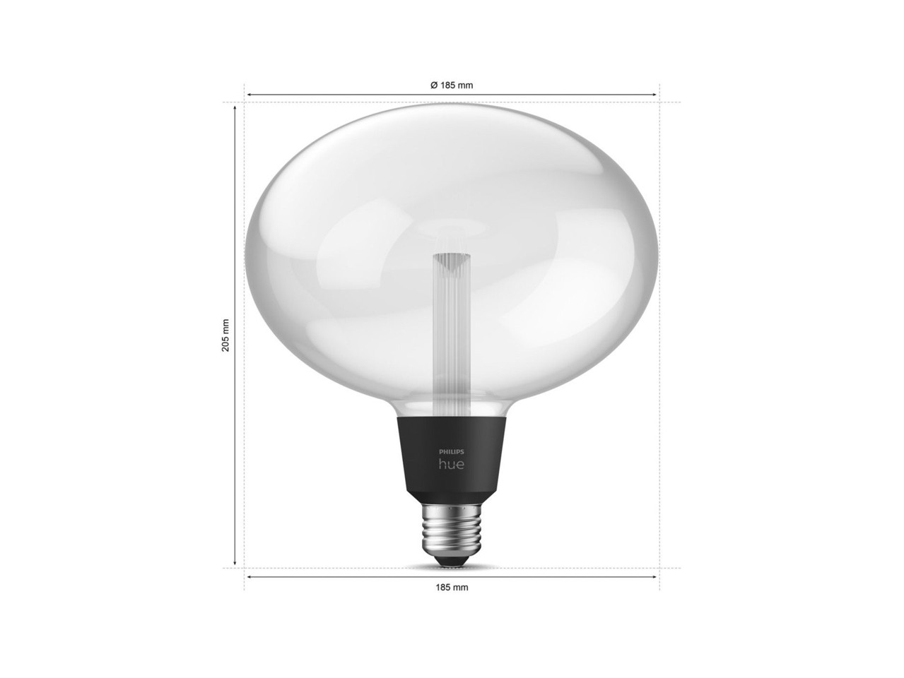 Philips Hue - 2x Ellipse - E27 Smart Pære - Lightguide - Bundle