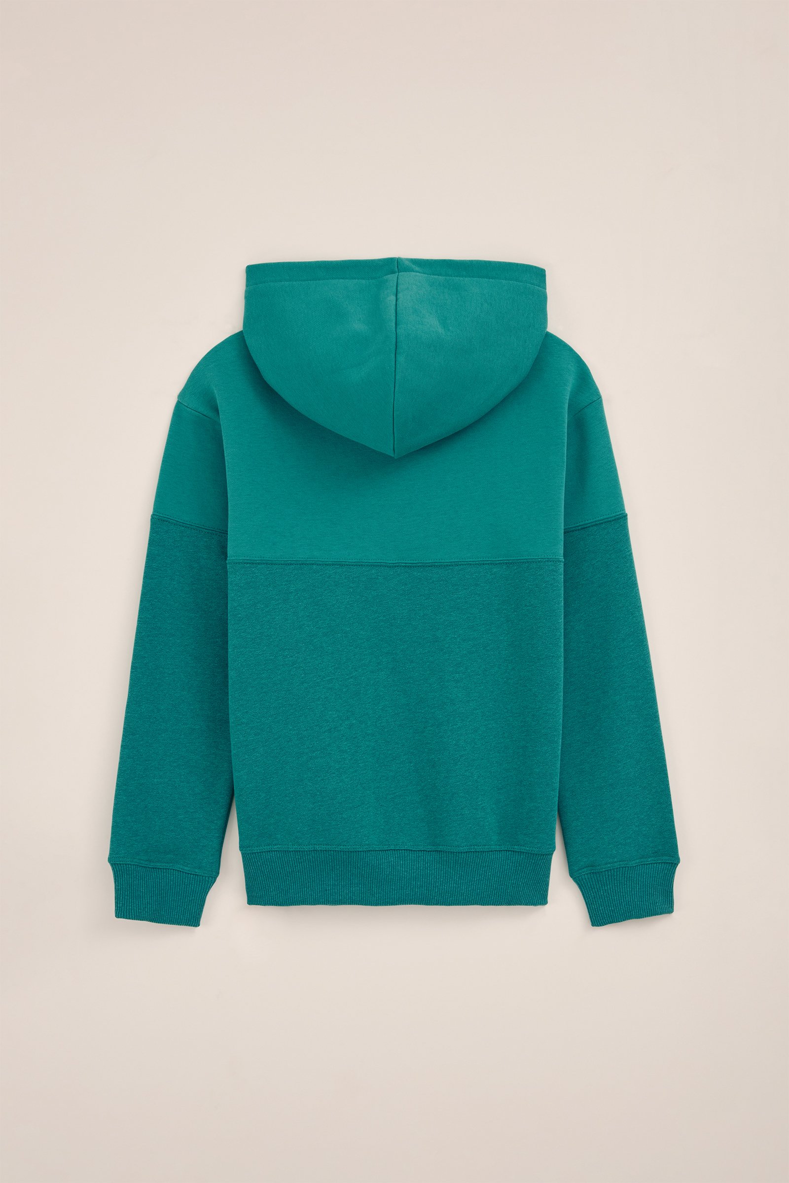 Jongens hoodie met opdruk Salty Dog Zeegroen