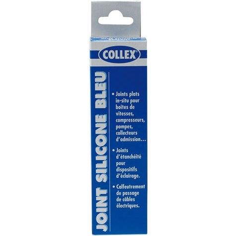 Joint silicone auto - tube - bleu -  80 mL