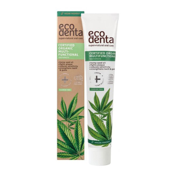 eco denta Zertifizierte Bio-Multifunktionszahnpasta mit Hanföl 100ml
