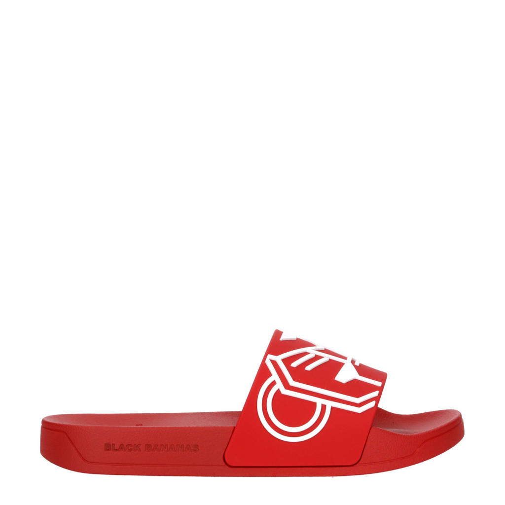 BLACK BANANAS badslippers rood