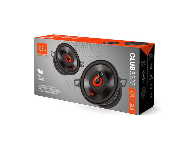 JBL Car 2-Weg Lautsprecher Paar Club 322F, 3.5