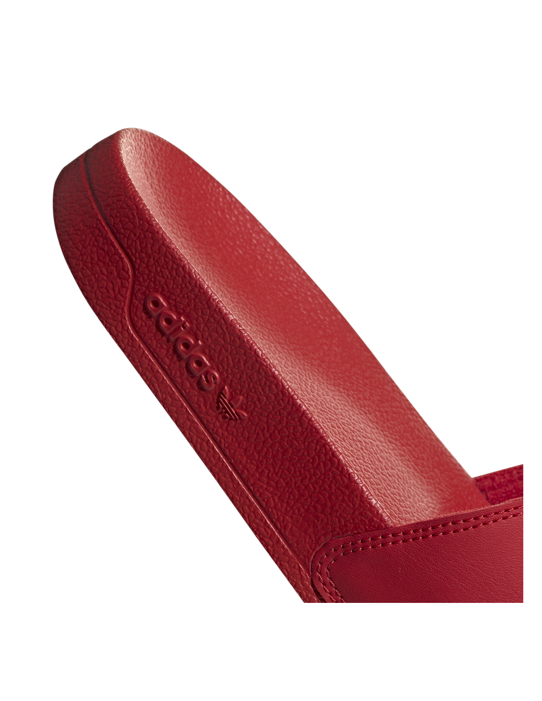 adidas Claquettes homme adilette lite rouge/blanc