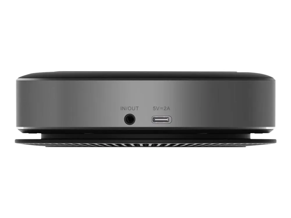 VivoLink - VoIP desktop konferencetelefon - Bluetooth - trådløs - USB-C - mørkegrå