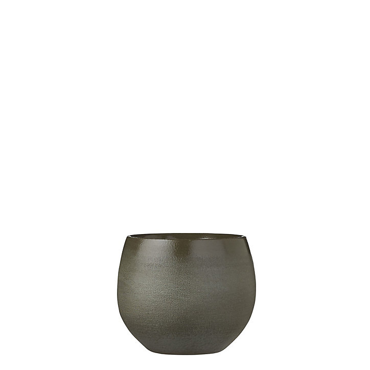 Pot rond terre cuite Douro vert ø18 x h.15 cm