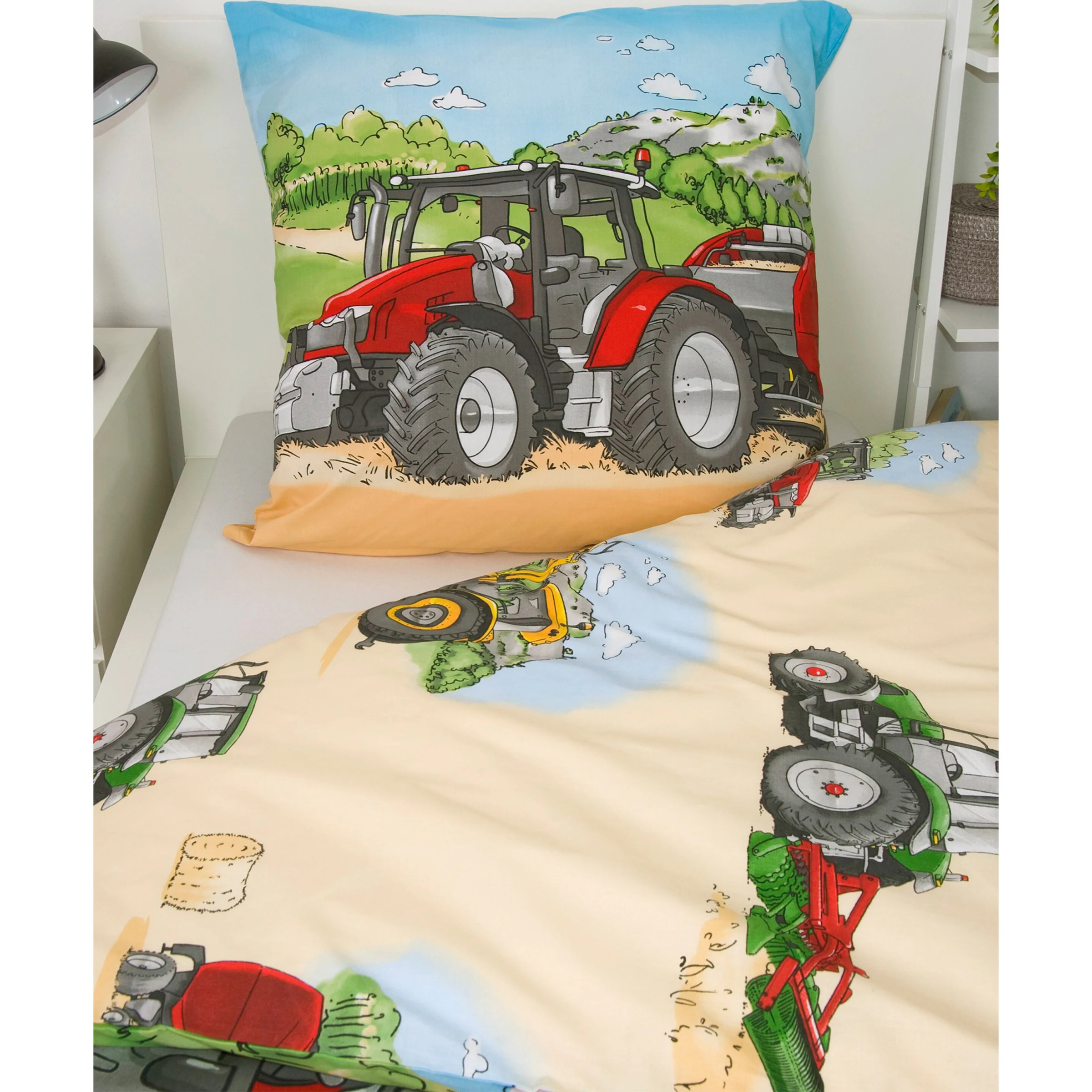 Herding Renforcé-Bettwäsche Traktor 80x80 / 135x200 cm