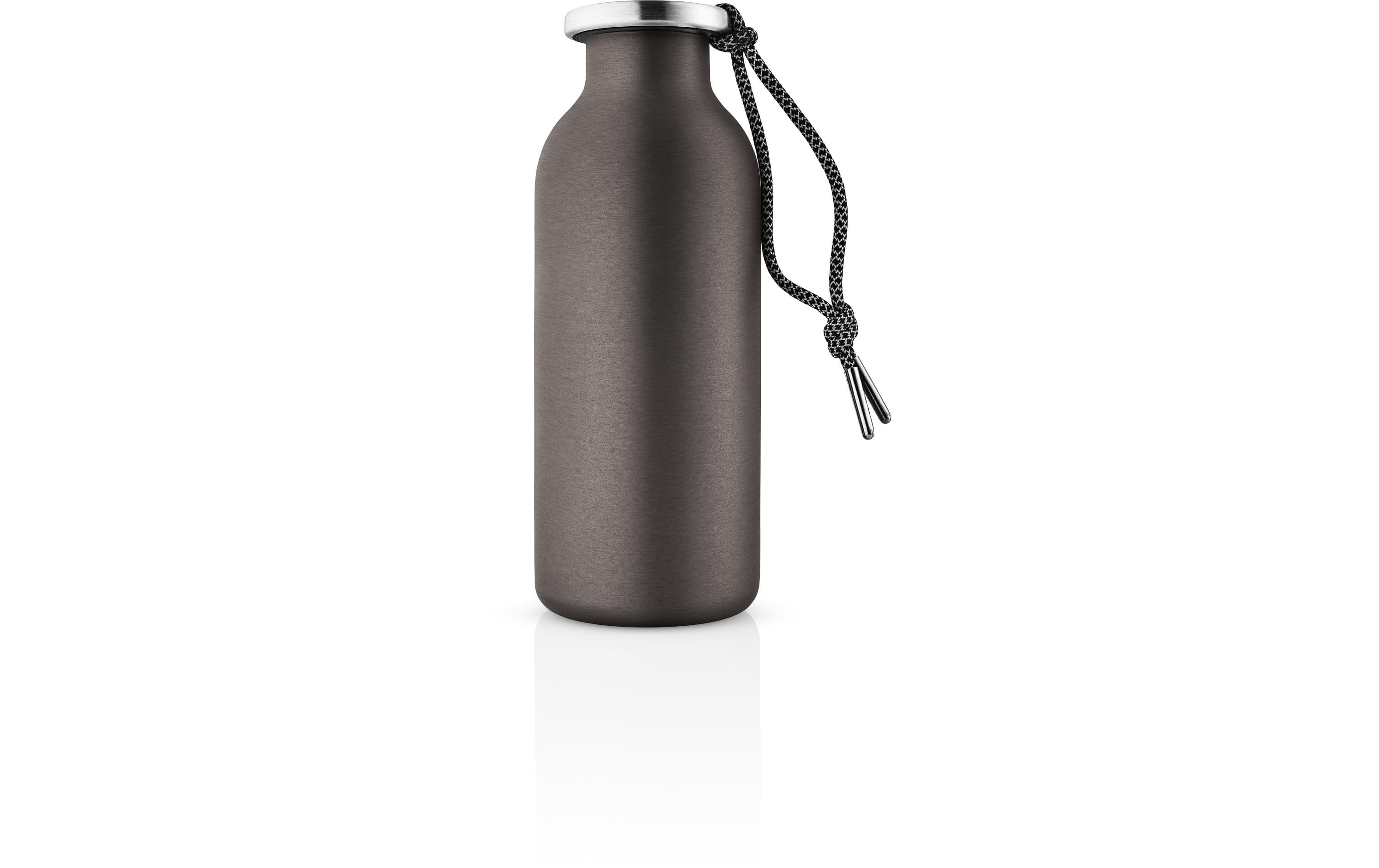 Thermosflasche 24/12 To Go 500 ml, DunkelbraunIsolierflasche mit praktischer Silikonschlaufe
