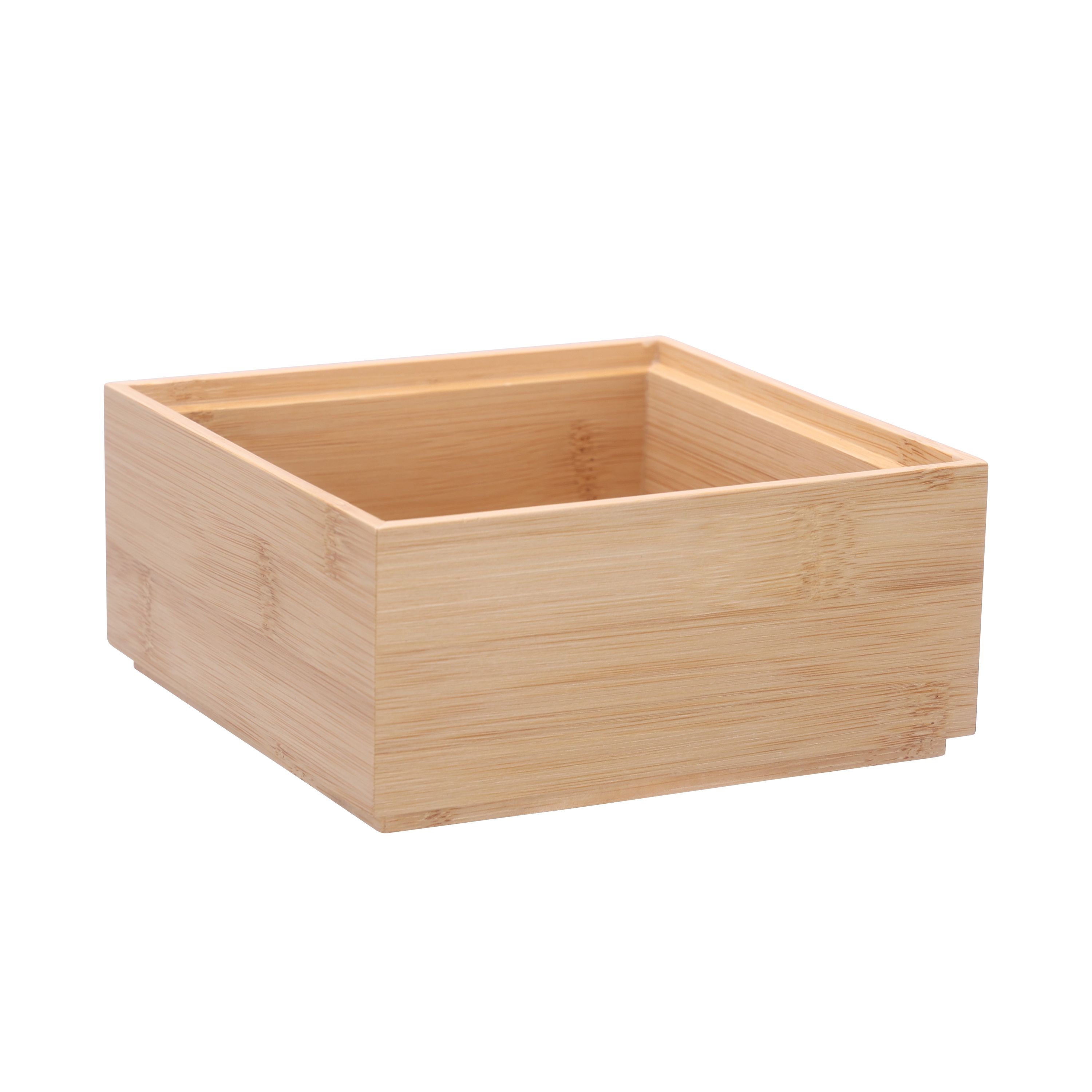 Aufbewahrungsbox Set Bambus 4-teilig