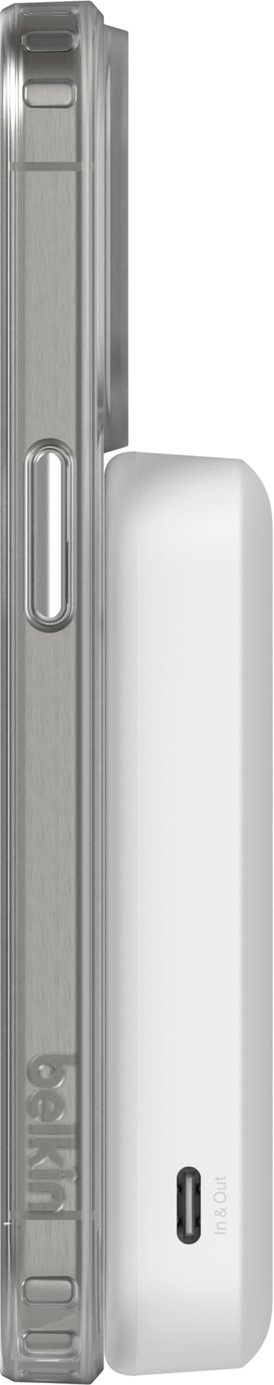 Belkin BoostCharge Pro 8K Magnetic Qi2 powerbank (white)