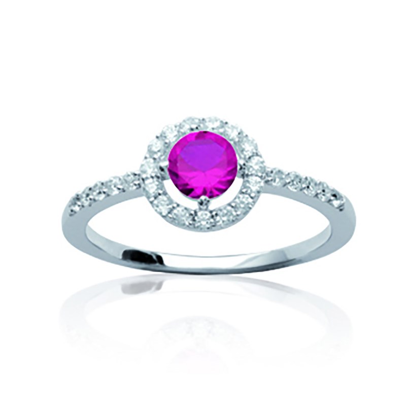 Bague Femme - Argent 925 - Oxyde de zirconium