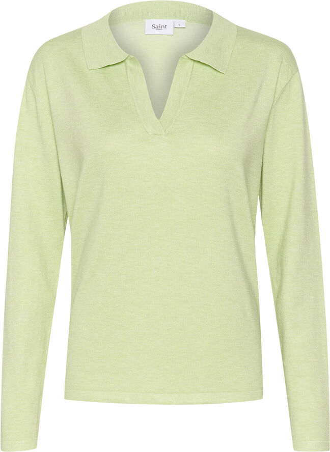 Saint Tropez MilaSZ Polo Pullover Seedling melange