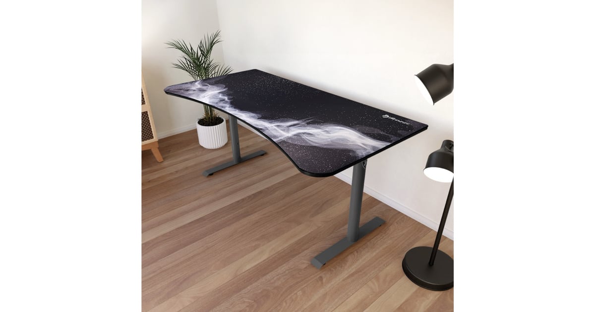 ArozziArena Gaming Desk - Gunmetal - Galaxy  (Gunmetal/lichtgrijs)