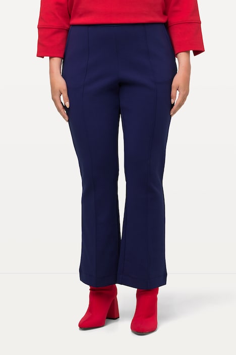Jerseyhose, ausgestellter Saum, Punto-di-Roma
