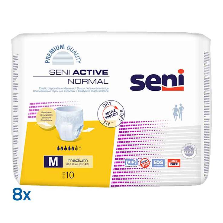 Seni Active Normal medium, 8X10 St