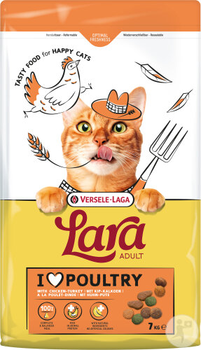 Lara Adult Chats Au Poulet Et Dinde 7kg