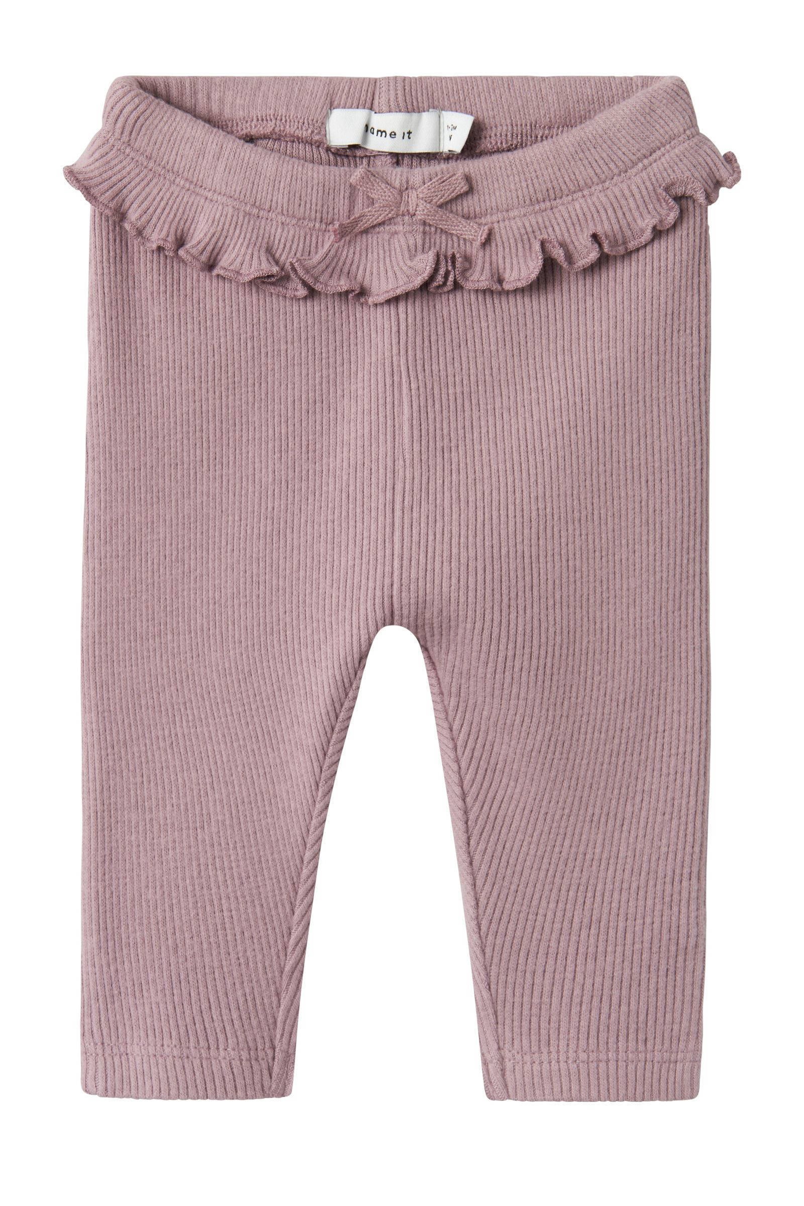NAME IT slim legging paars