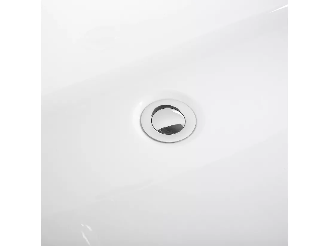 Baignoire îlot blanche 170 x 80 cm OVALLE