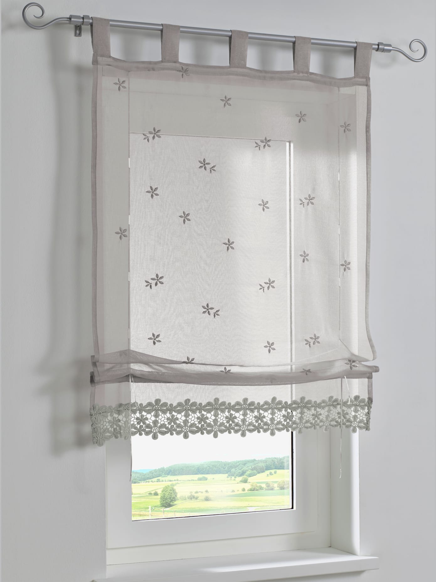 Store-bateau matière semi-transparente