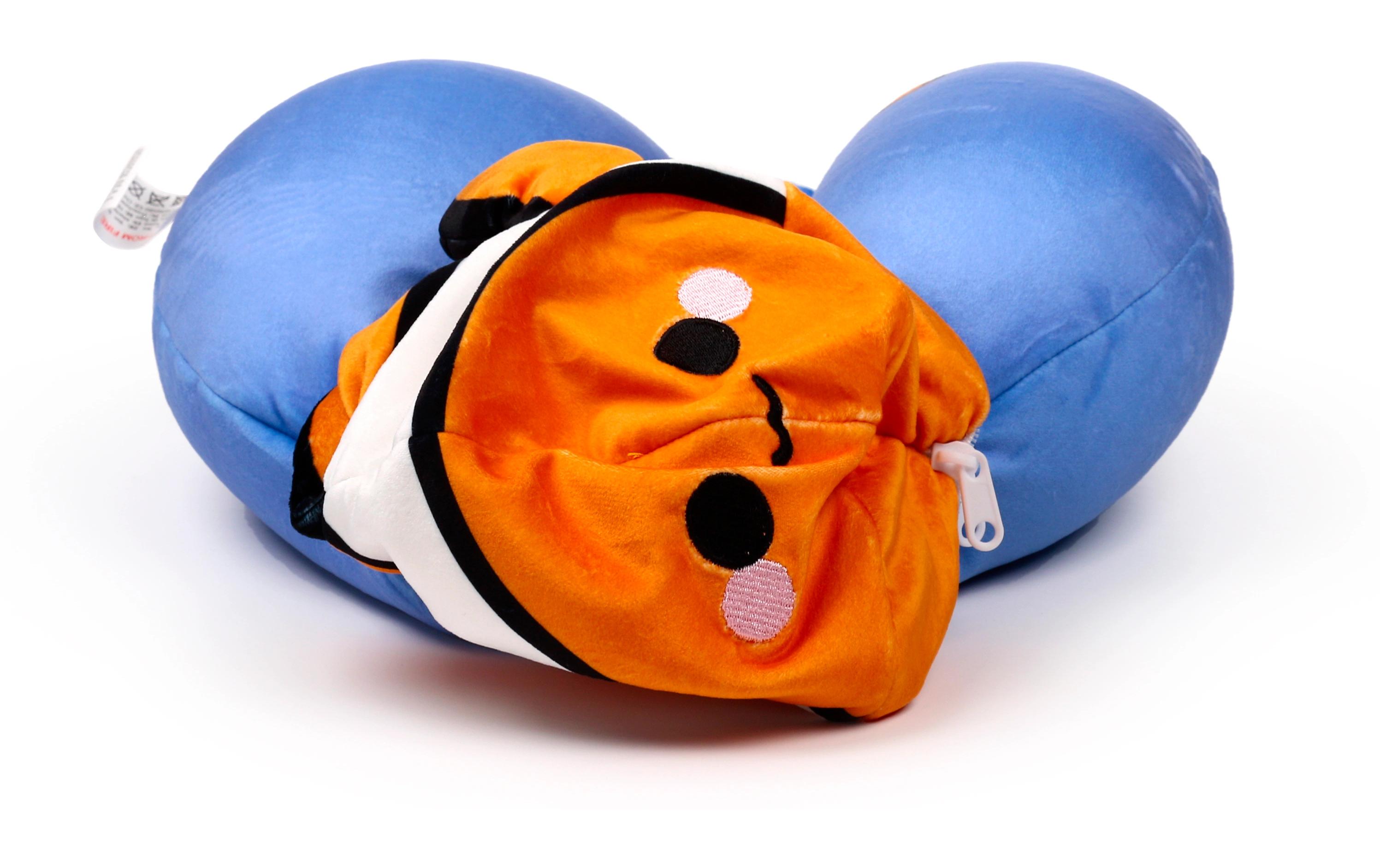 Reisekissen Plüsch 2 in 1 ClownfischPlüsch Memory Foam Reisekissen
