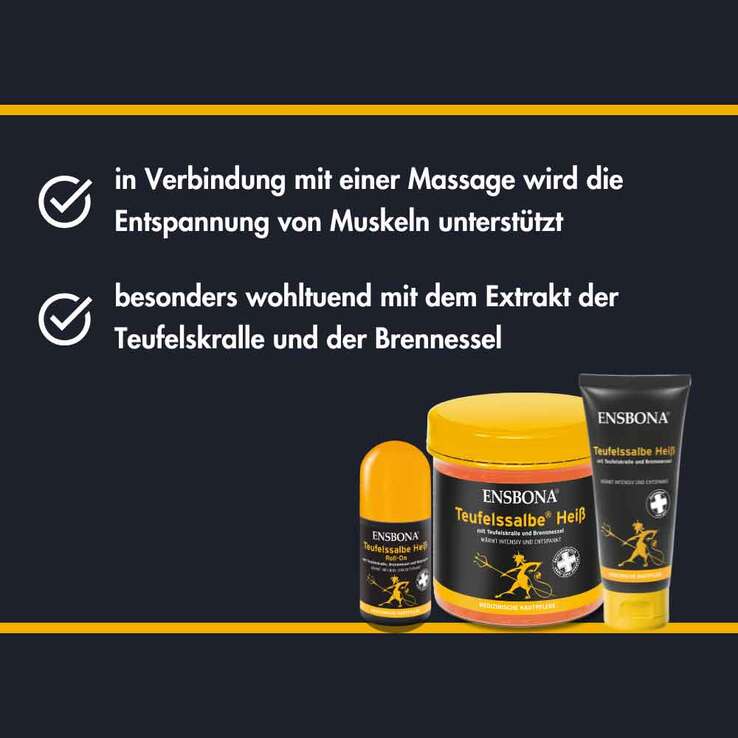 Ensbona Teufelssalbe heiß, 3x200 ml