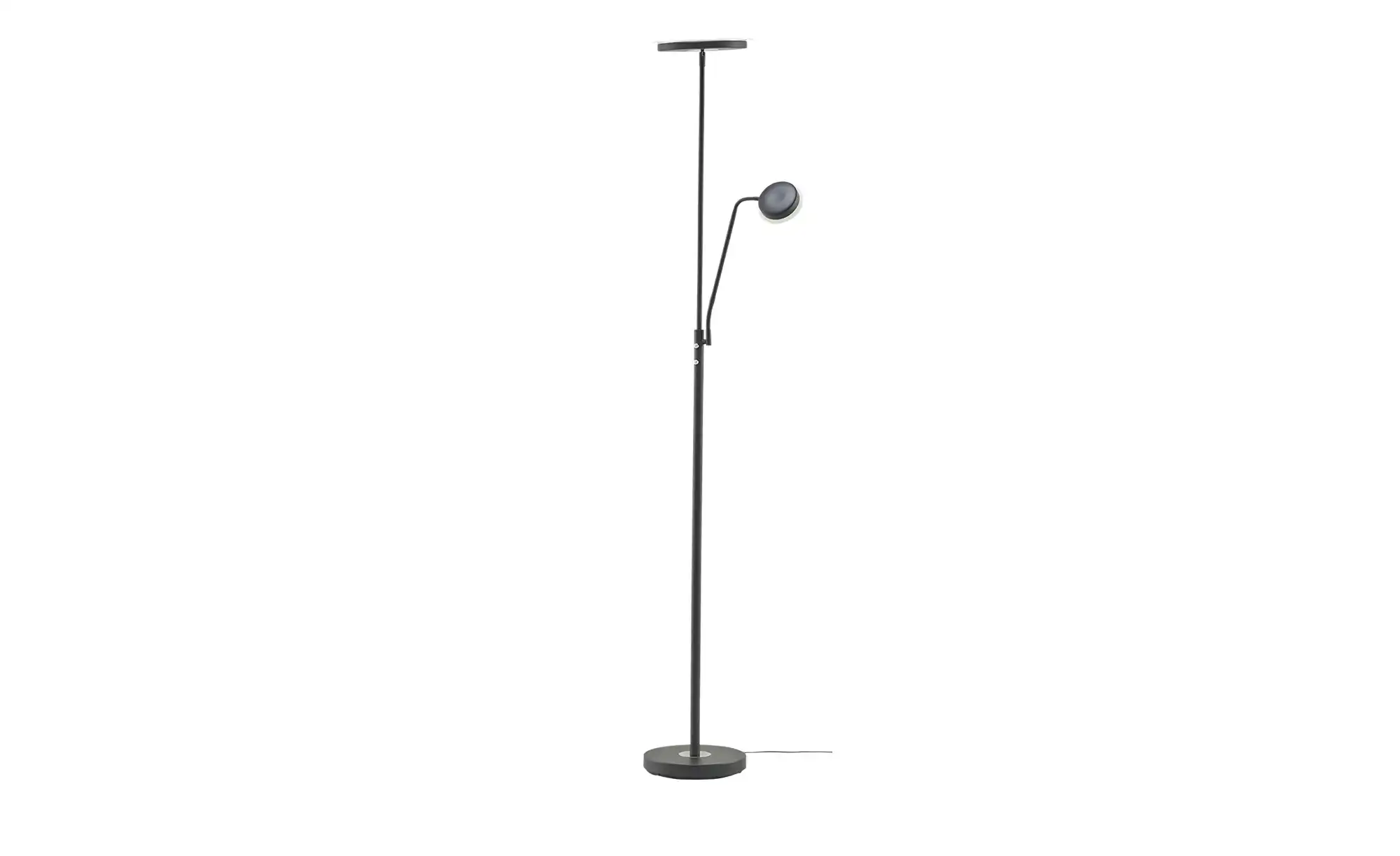 KHG LED-Deckenfluter, 2-flammig, schwarz