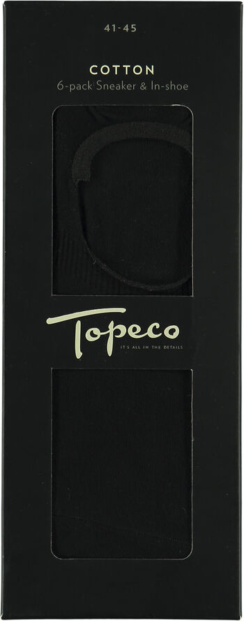 Topeco Topeco 6p sneakers cotton 115 black