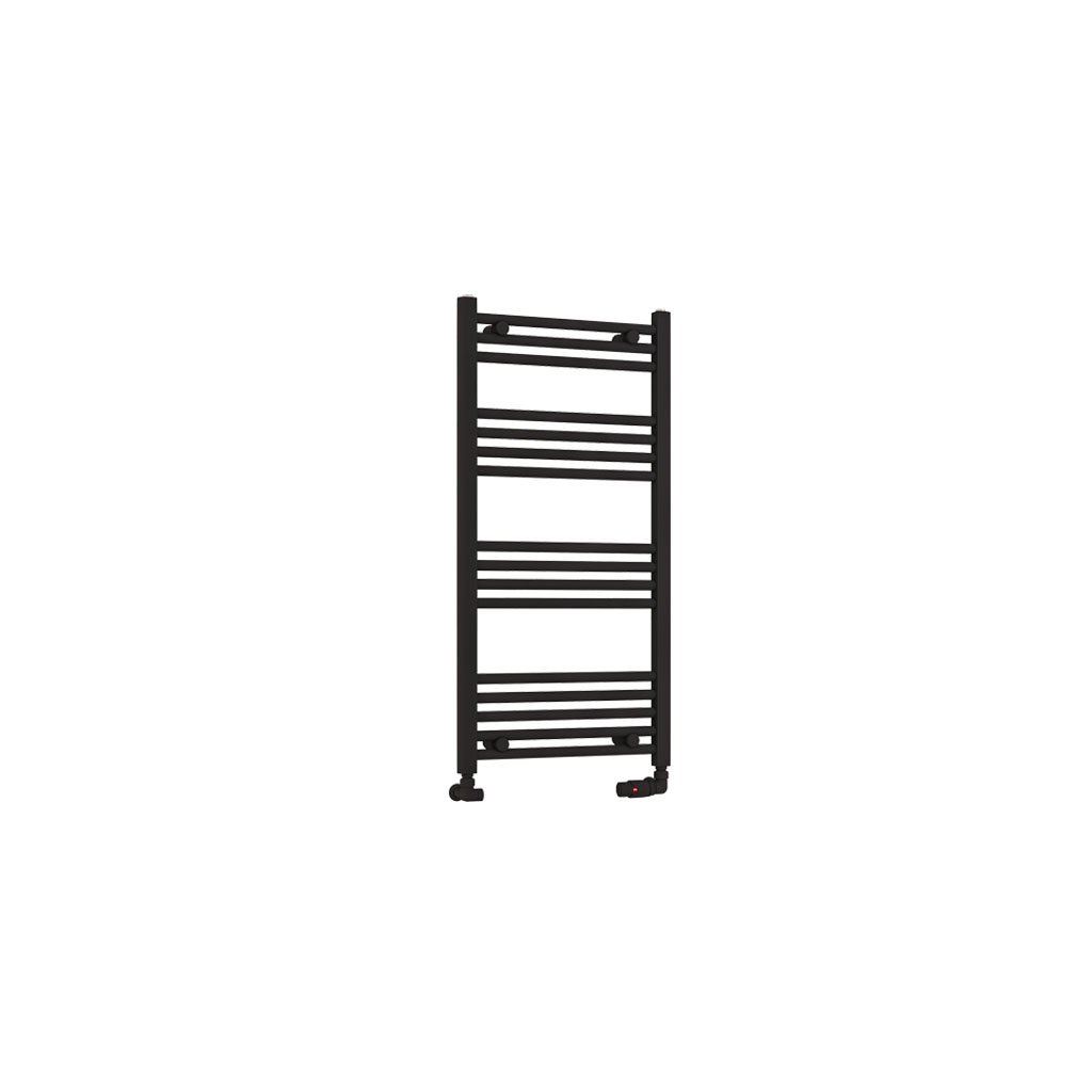 Eastbrook Wendover handdoekradiator 50x100cm 464W zwart mat