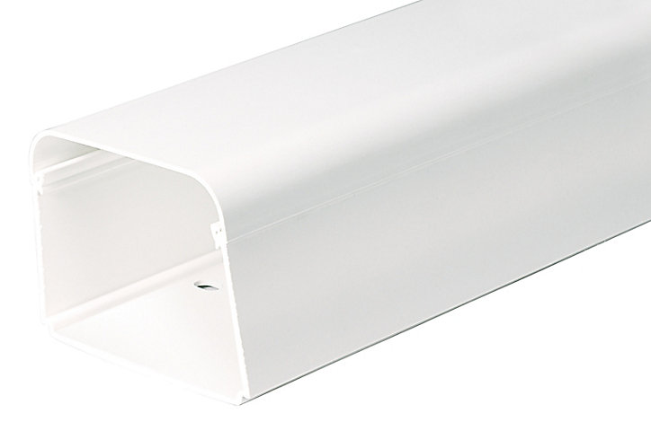 Goulotte rigide pour climatisation 80 x 60 mm - 1 m