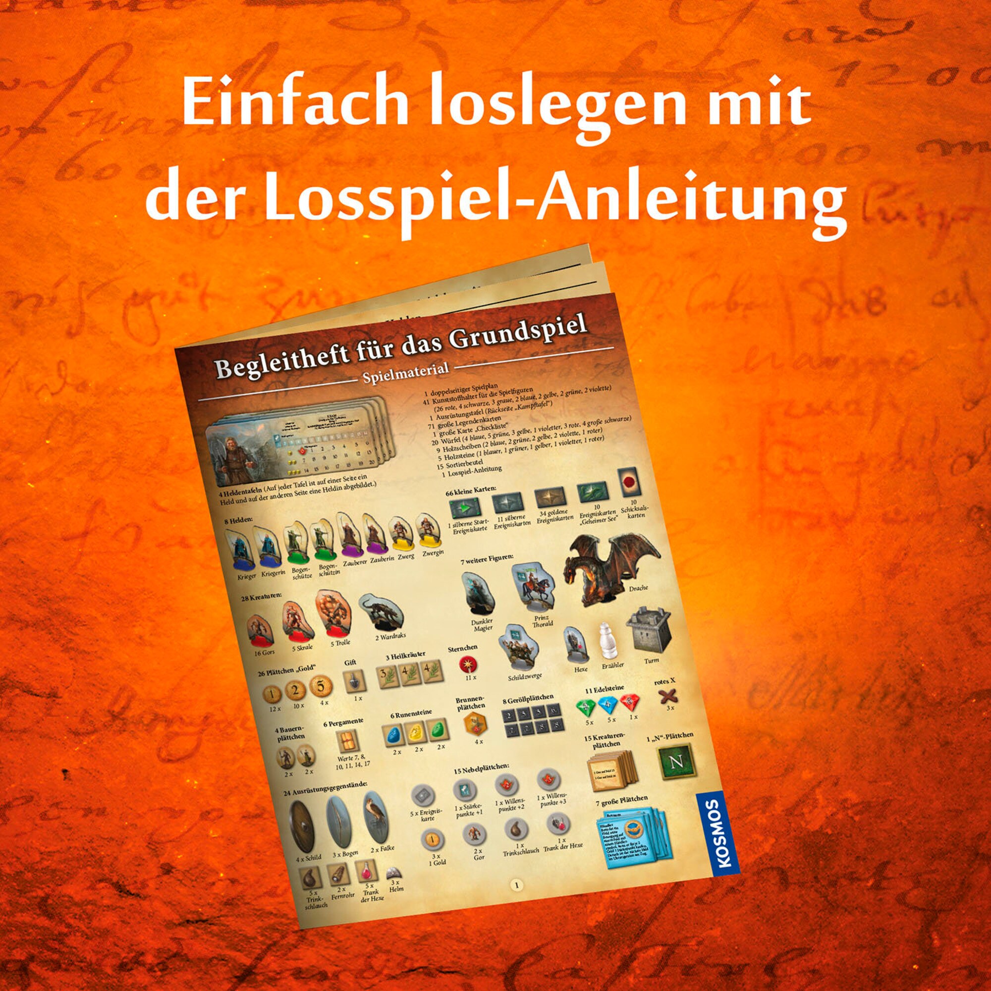Kosmos Brettspiel Die Legenden von Andor - Big Box